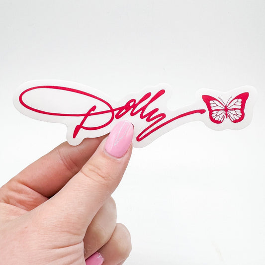 Dolly Signature Sticker
